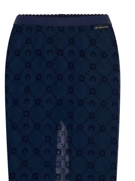 Pantaloni Marine Serre plasă albastru