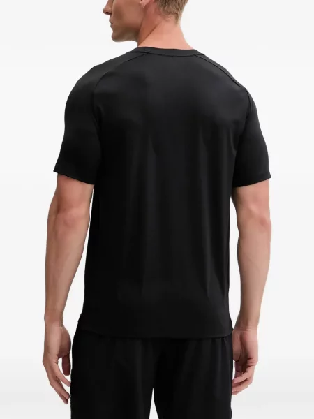 Μπλούζα Ea7 Emporio Armani με αυτόγραφο μαύρο