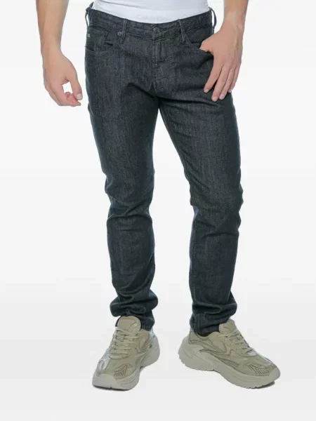 Blugi Emporio Armani cu 5 buzunare negru