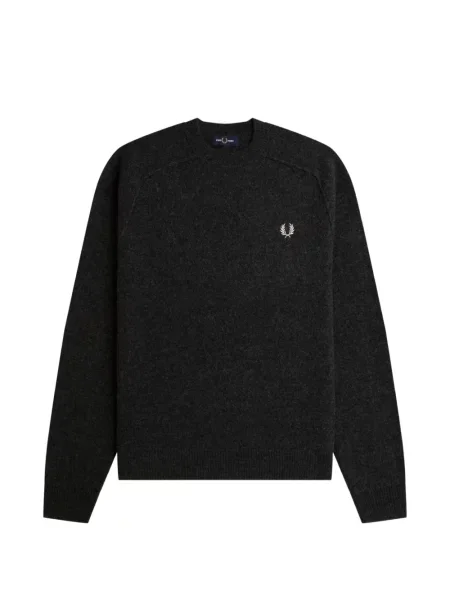 Пуловер Fred Perry бродиран сиво