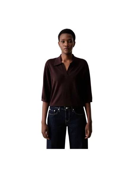 Sweter Marc O'polo wełniany brązowy