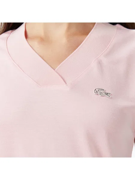 Lacoste Koszulka różowa