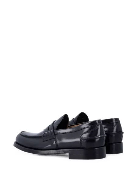 Pantofi loafer Green George din piele negru