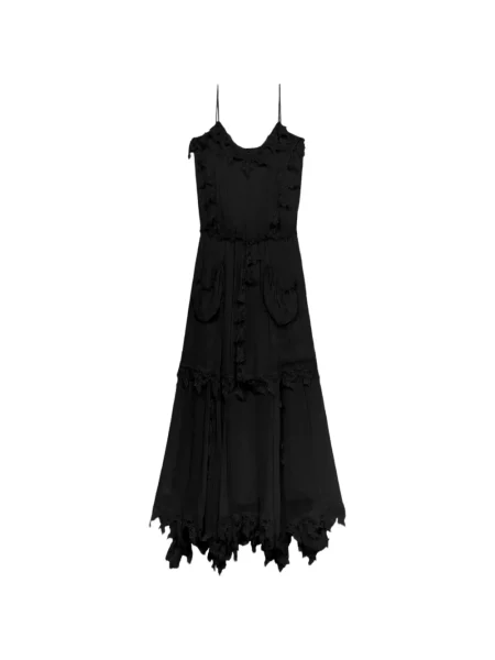 Rochie maxi Blumarine din dantelă negru