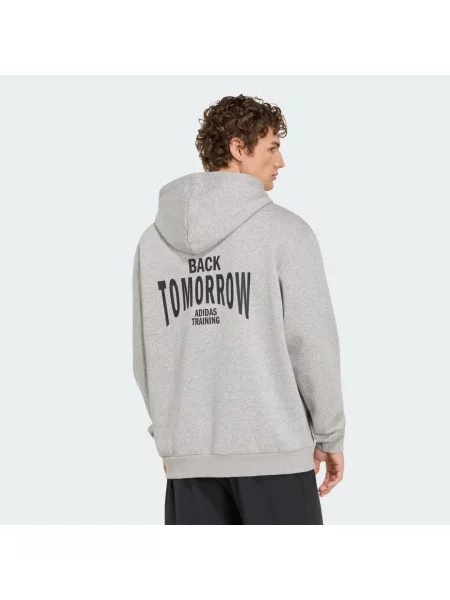 Mikina PrimeLift Workout Oversize Graphic šedá