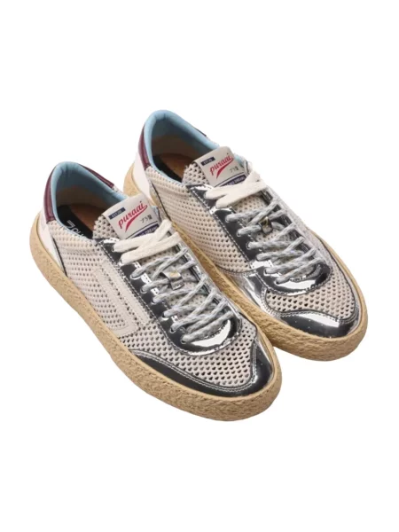 Sneakersy Puraai zamszowe białe