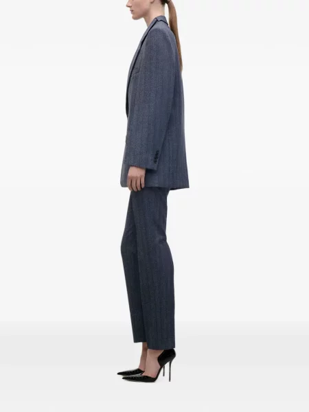 Gulerat sacou Victoria Beckham albastru