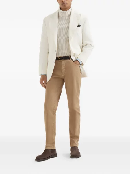 Ușor pantaloni Brunello Cucinelli cu 5 buzunare