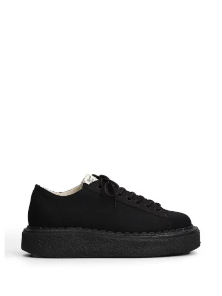 Καμβάς sneakers Maison Mihara Yasuhiro με πλατφόρμα μαύρο