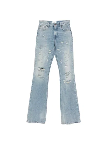 Jeansy Haikure z dziurami niebieskie