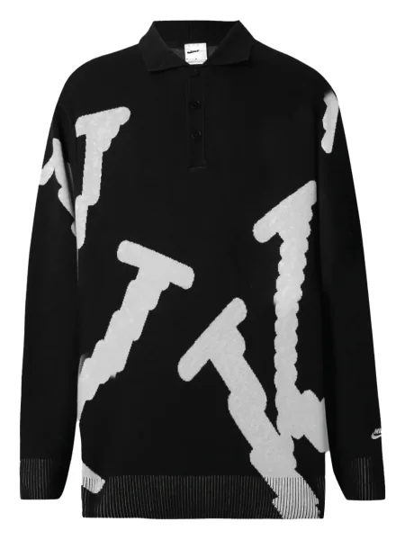 Къс тениска Nike черно