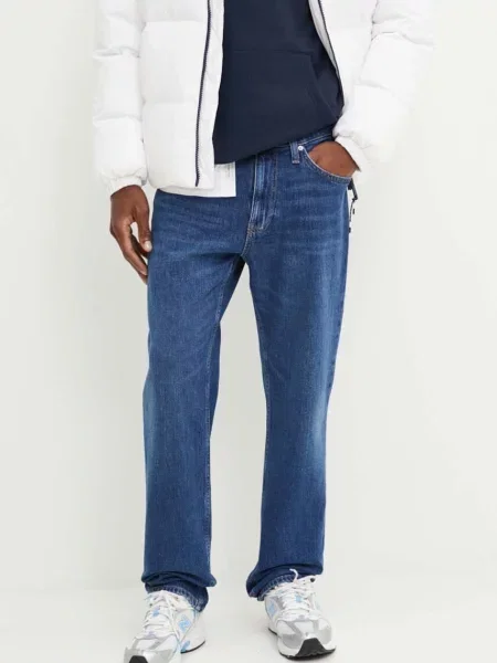 Kavbojke Tommy Jeans modra