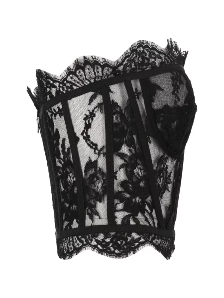 Krajková podprsenka Dolce & Gabbana černá