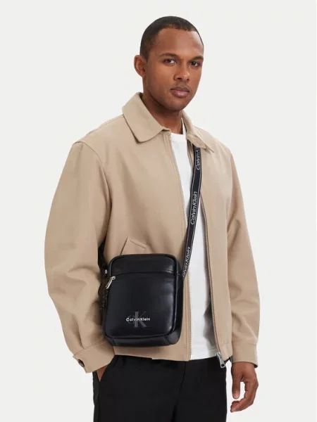 Calvin Klein Geantă reporter negru