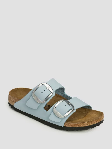 Trampki Birkenstock Arizona Big Buckle Nubuck Leather Baby Blue EUR 36 niebieskie