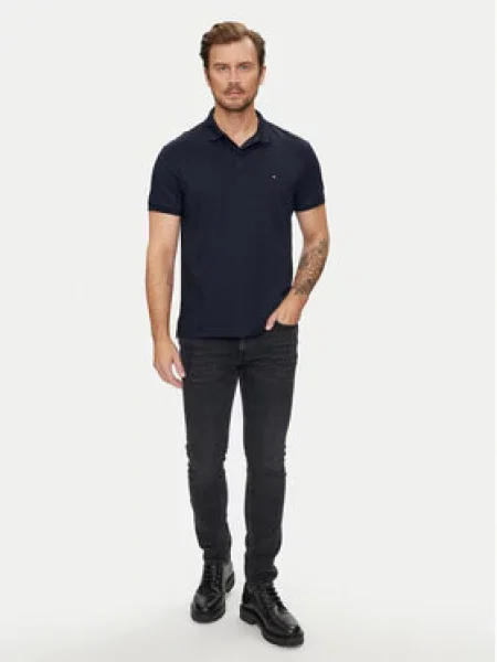 Tommy Hilfiger Polokošile Essential Tmavomodrá