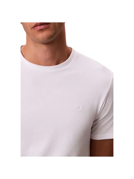 Strečové tričko Calvin Klein biela
