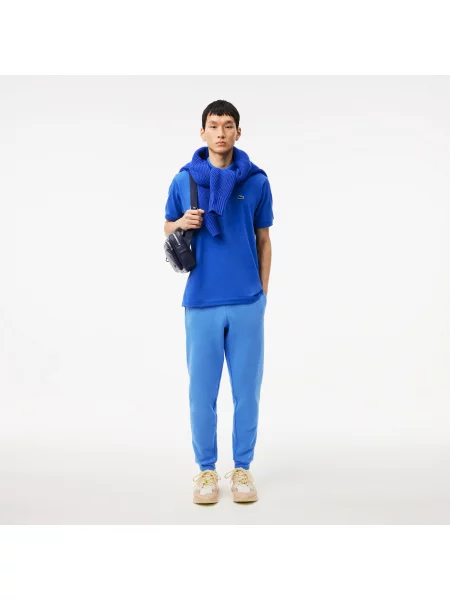 Lacoste Koszulka Polo Oryginał Petit Piqué niebieska