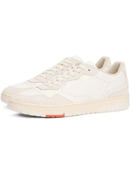 Pánske topánky Tommy Hilfiger Basket Better Mix Lth ivory petal béžová