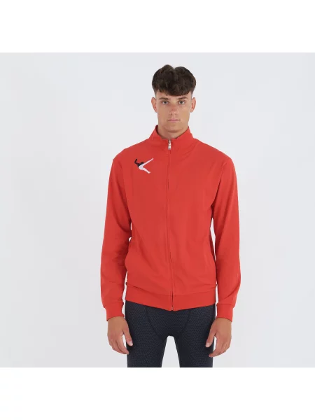 Unisex Bluza Z Zipperem Komfort Barret czerwona