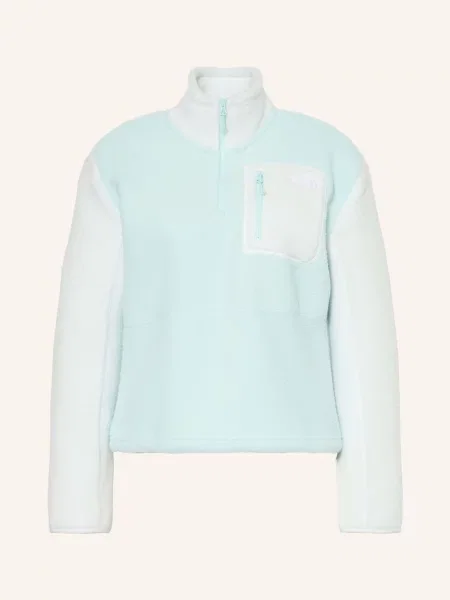 The North Face Fleecový Svetr Troyer Yumiori tmavě / tyrkysová modrá