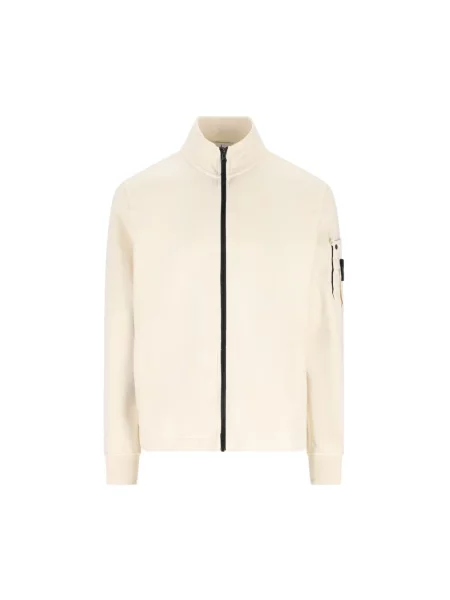 Bluza Stone Island z kamieniami biała