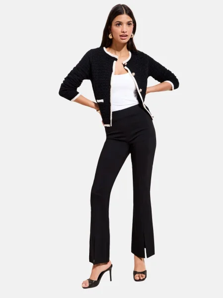 Friends Like These Geacă tricotată negru alb