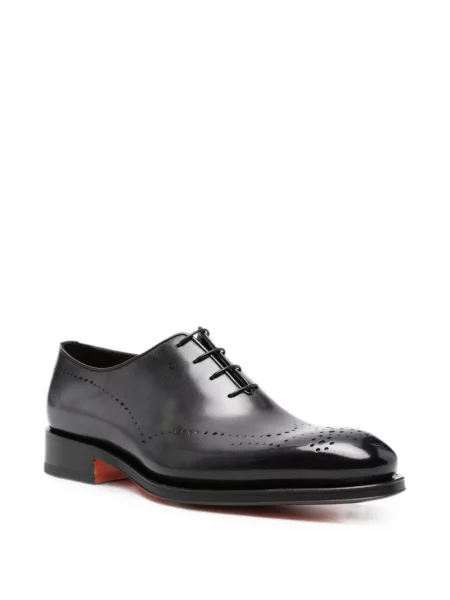 Oxford Santoni din piele albastru