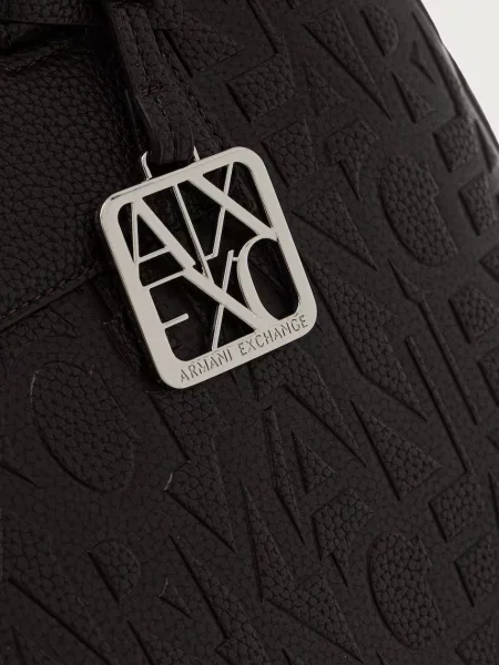 Táska Armani Exchange Sötétbarna barna