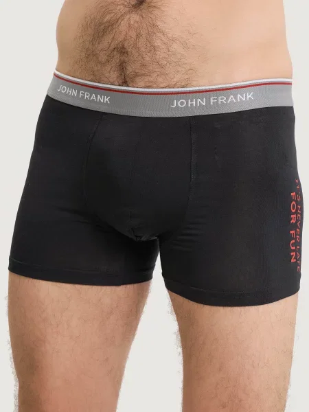 Боксеры John Frank черные