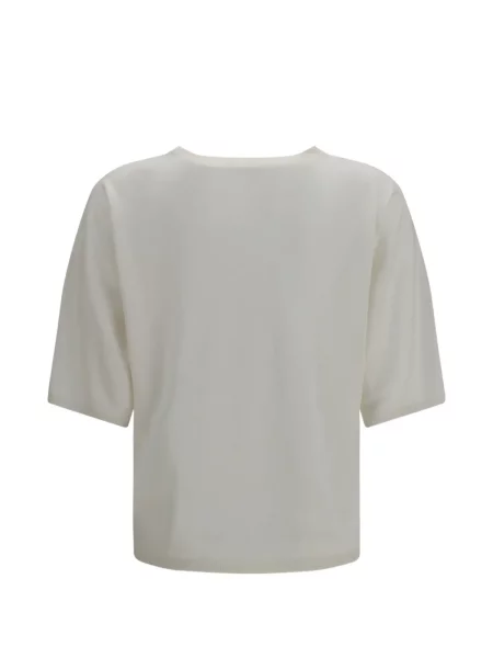 Scurt tricou Brunello Cucinelli alb