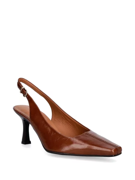 Pantofi cu toc Billi Bi slingback maro