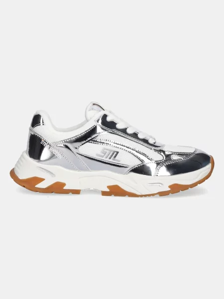 Superge Steve Madden Sneak Peak-E srebrna