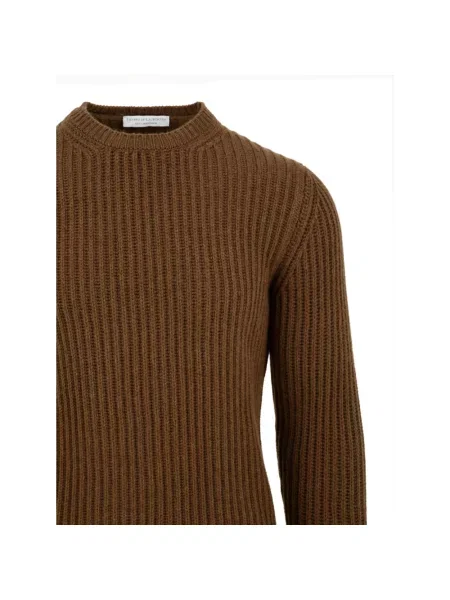 Sweter Filippo De Laurentiis brązowy