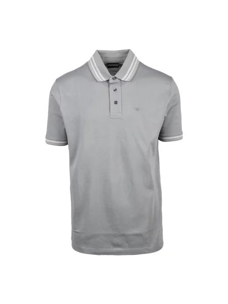 Koszulka polo Emporio Armani szara