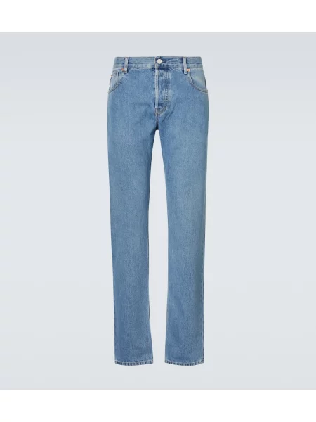 Straight fit džíny Gucci modré