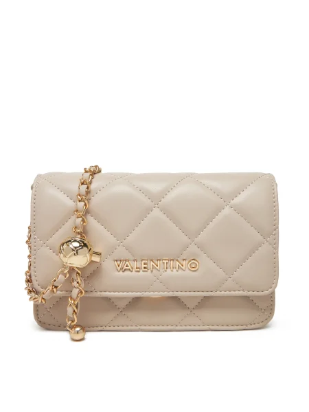 Valentino Bags geantă crossbody pentru femei cu imitație de piele bej