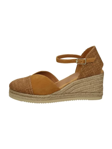 Espadryle Unisa zamszowe brązowe