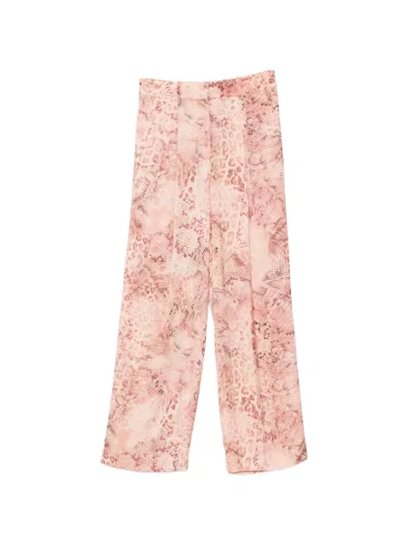 Pantaloni Ba&sh cu imagine roz