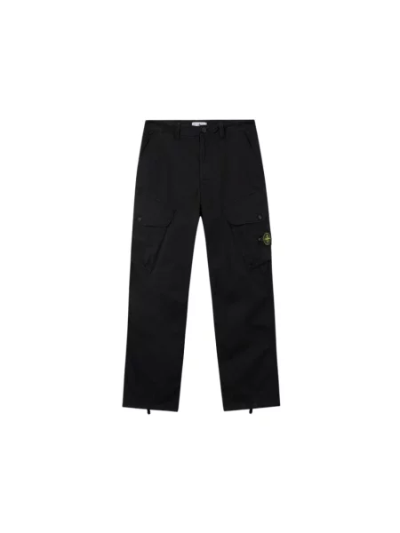 Spodnie cargo Stone Island z kamieniami czarne