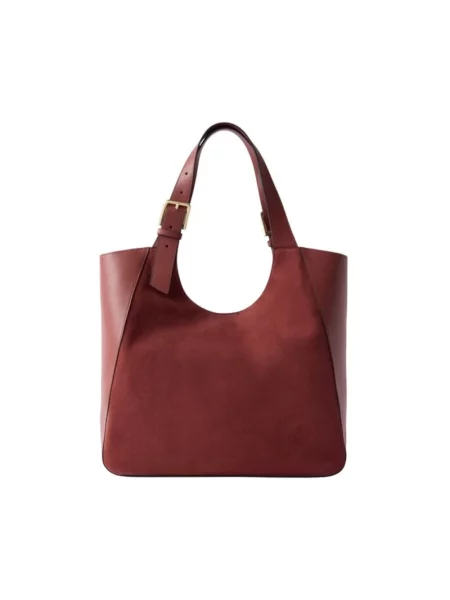 Shopperka Furla skórzana brązowa
