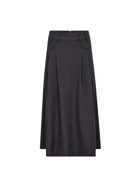 Spódnica midi Co'couture do kolan szara