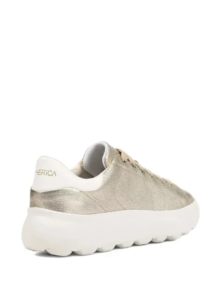 Δερμάτινα sneakers Geox με κορδόνια