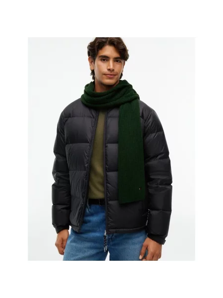 Tommy Hilfiger Șal cu adaos de cașmir verde