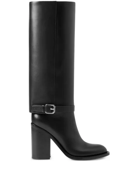 Botine Burberry din piele negru