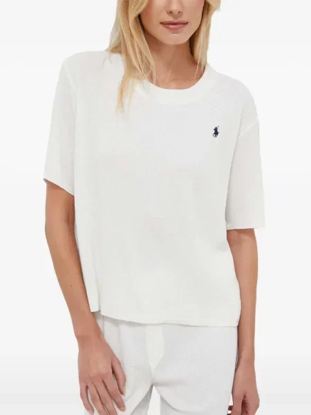 Флийс риза Polo Ralph Lauren с качулка с катарама синьо