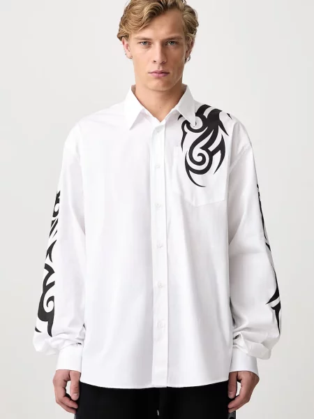 Vetements Graffiti Tribal cămașă din pentru bărbați