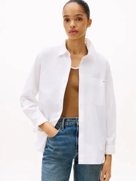 Tommy Hilfiger koszula regular z kołnierzykiem klasycznym biały