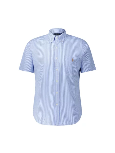 Koszula z krótkim rękawem Polo Ralph Lauren niebieska