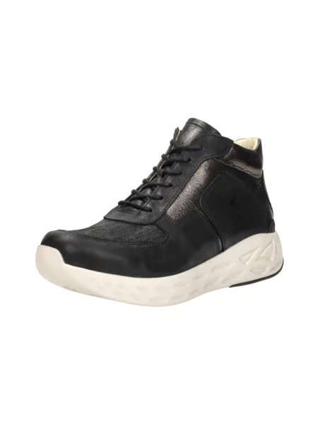 Sneakersy Wolky skórzane czarne